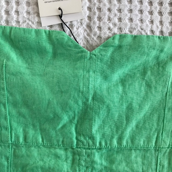 NWT Joie dress women 4 midi 100% linen summer old money quiet luxury capsule - Picture 12 of 16